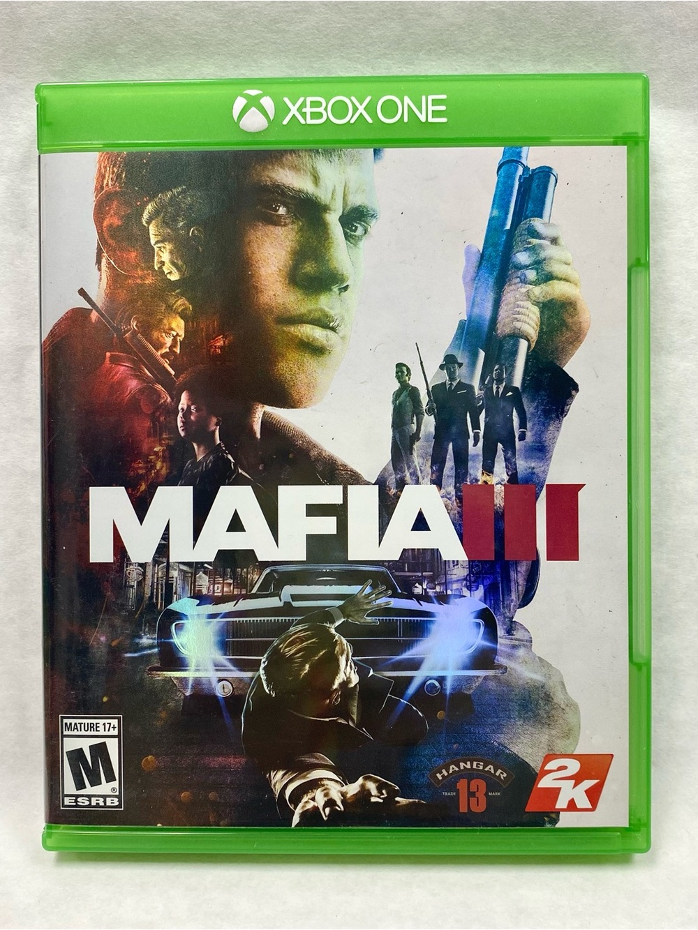 Microsoft Xbox One Mafia III Green Case with Cover Art